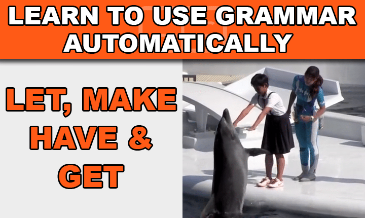 Learn causative verbs in this free video lesson to ask, request, tell and command others to do things in English, and speak English more like a native!